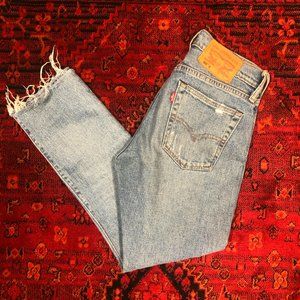 Levi's 505 c Distressed Cropped Vintage (look) Jeans